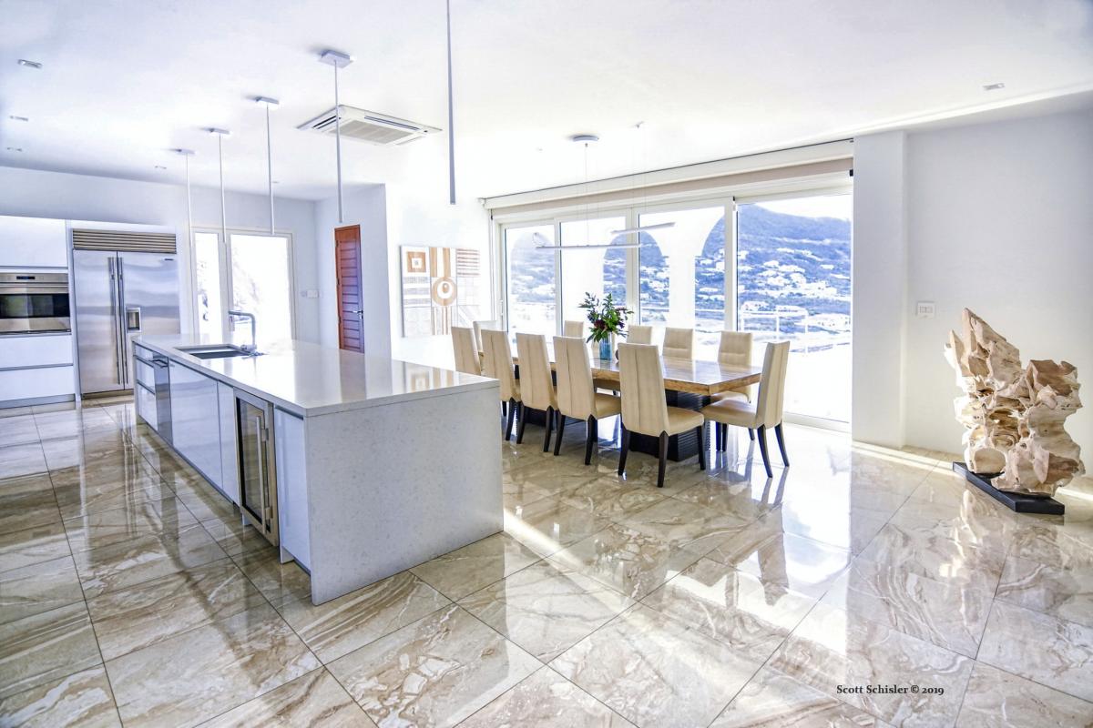 A louer villa 6 chambres Guana Bay Saint Martin_ Table à manger - 20